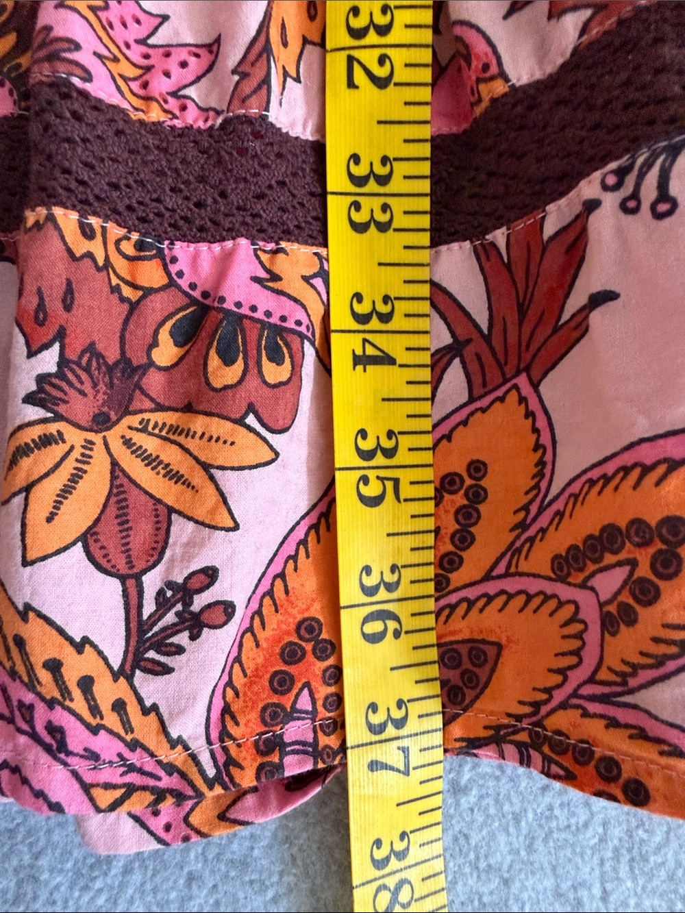Tuckernuck Sunset Chintz Kenzo Cover Up Dress Paisley XXL Boho Resort Dopamine - Picture 12 of 13